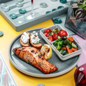 BBQ Salmon Party Platter